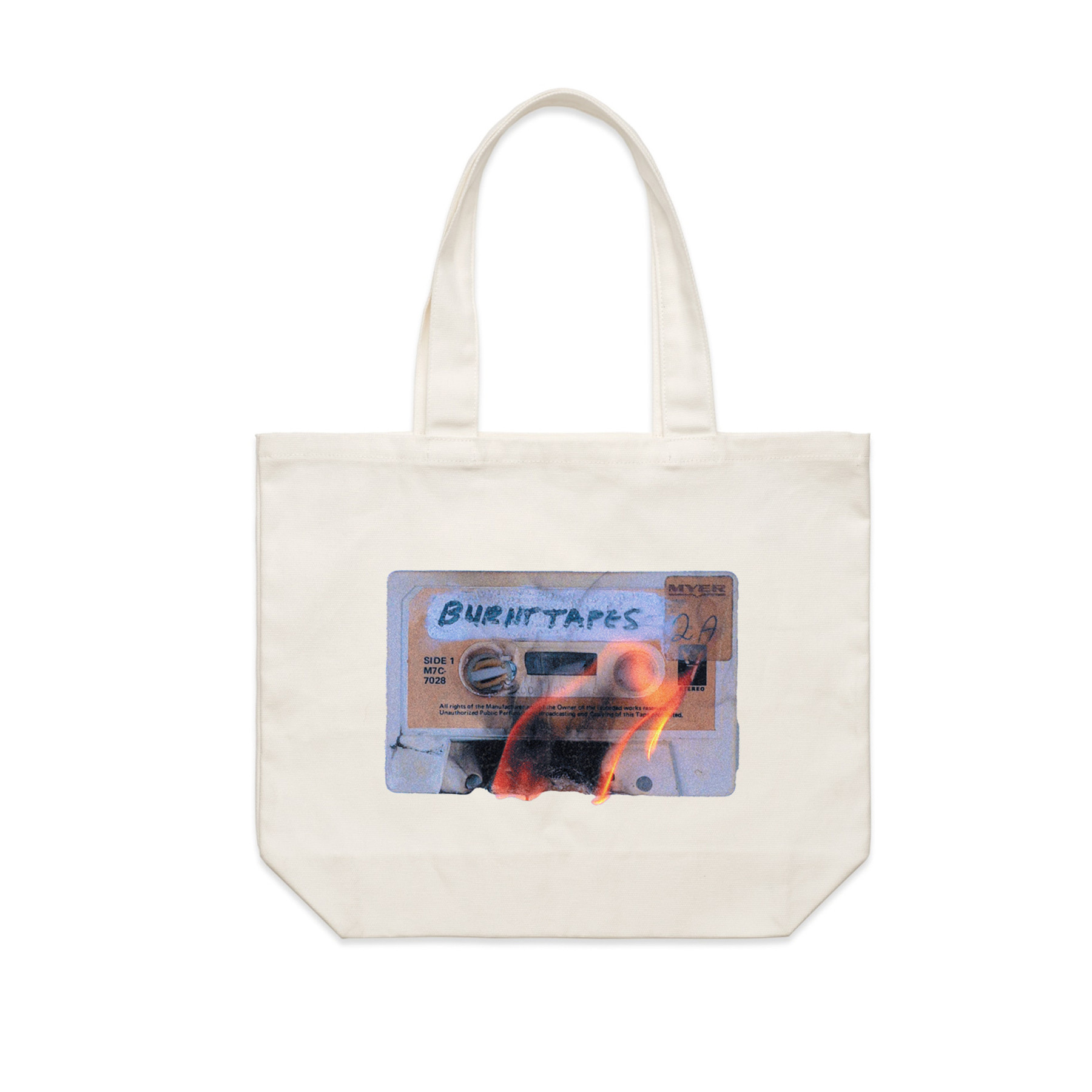 Burnt Tapes Tote Bag